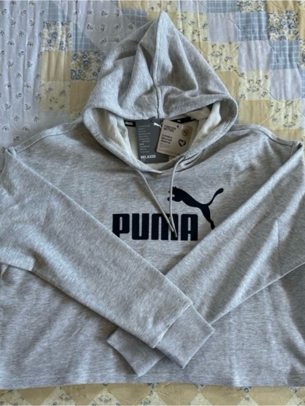 Puma Cropped Hoodie